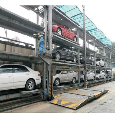 單邊巷道堆垛（消防通道式）立體車(chē)庫(kù)